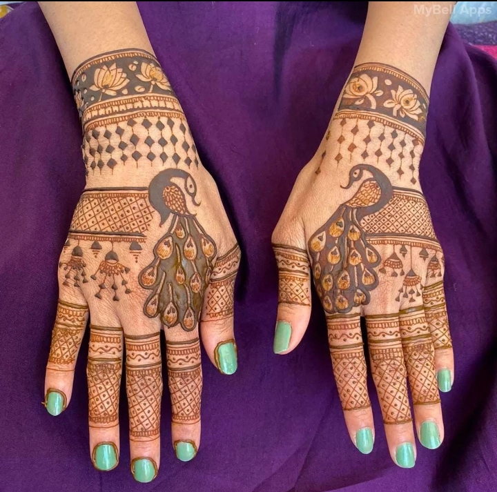 Full hand mehndi designs for girls