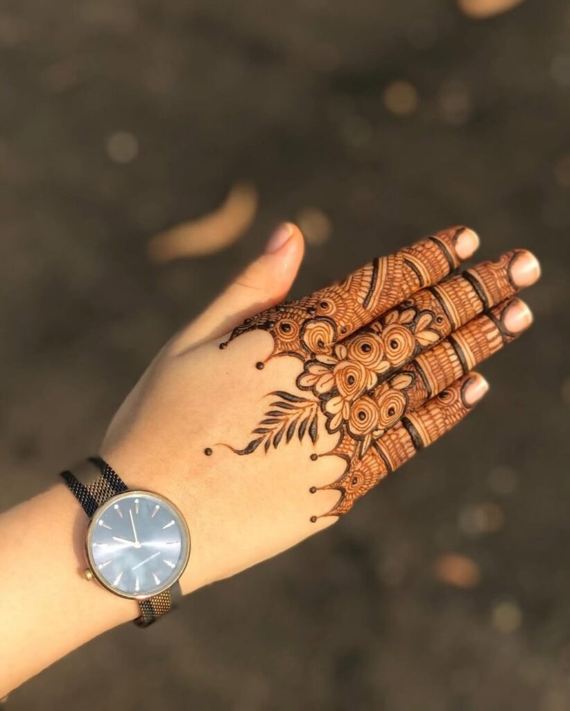 easy mehndi design