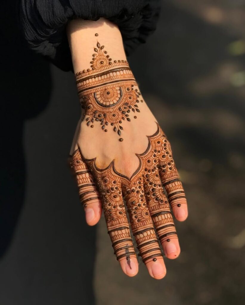eid modern mehndi design