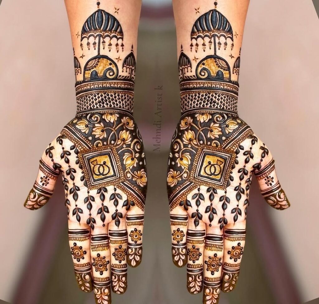 simple and easy mehndi design