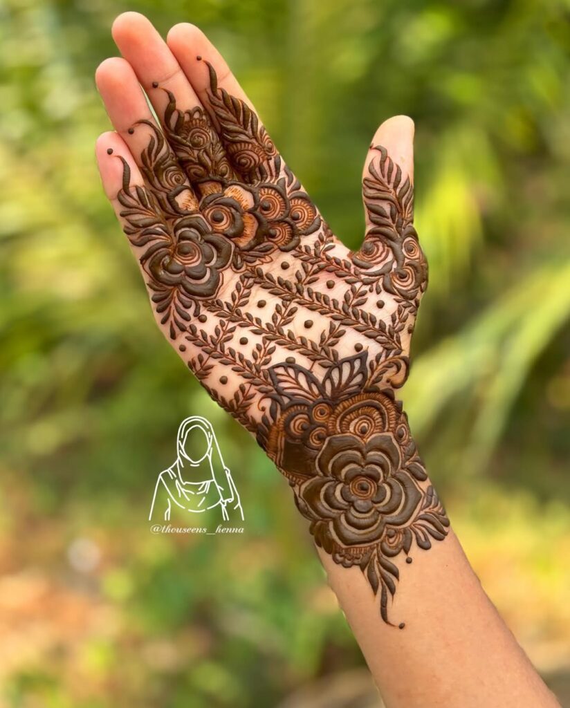 beautiful mehndi front full hand mehndi design