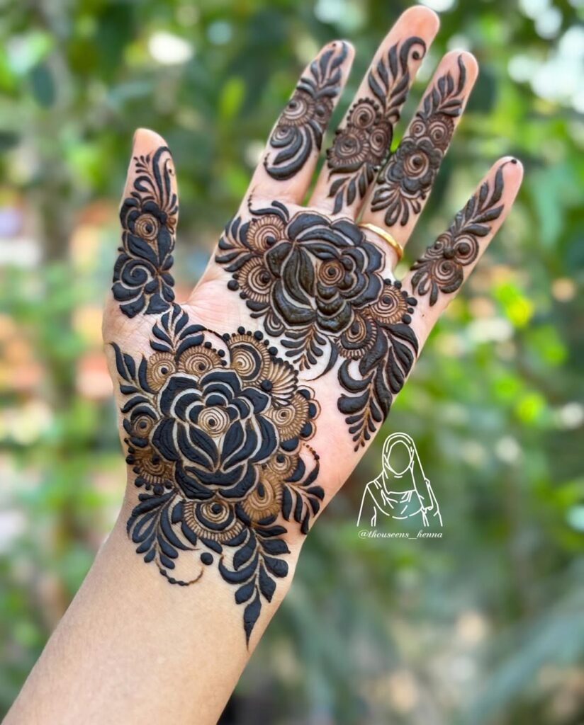 beautiful mehndi royal front hand mehndi design